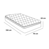 Sábana de Cajón para Cuna Chevron Gris - 100% Algodón