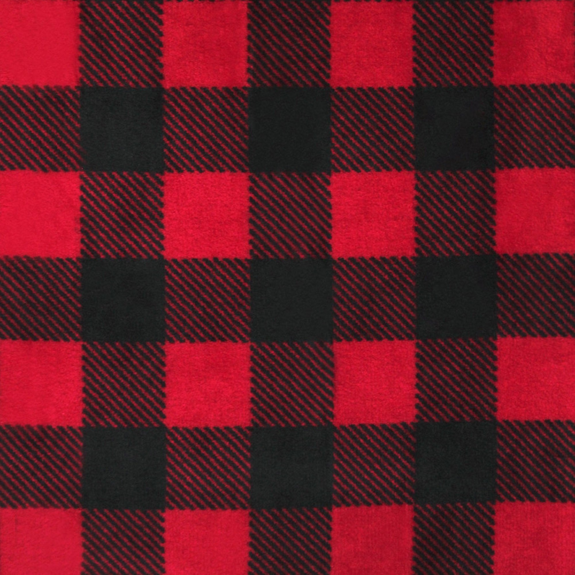 Sábana de Cajón para Cuna Súper Suave - Gingham Rojo