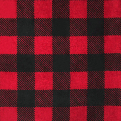 Sábana de Cajón para Cuna - Súper Suave - Gingham Rojo