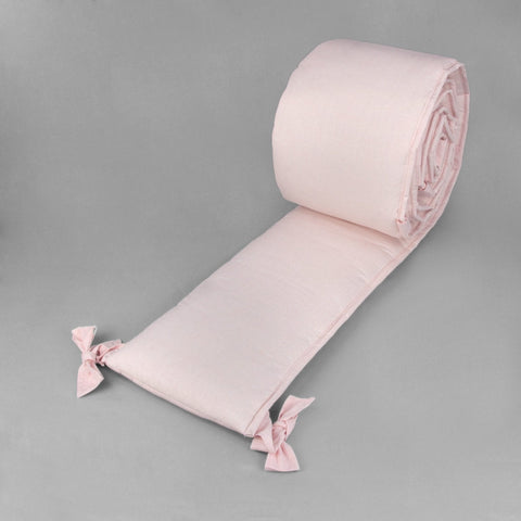 Protector para Cama Cuna Rosa