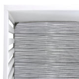Juego de Sábanas para Cama Cuna Rayitas Negras - 3 piezas - 100% Algodón