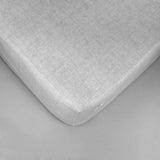 Sábana de Cajón para Cama Cuna Gris - 1 pieza -  100% Algodón