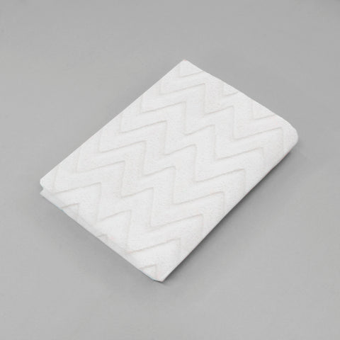 Sábana de Cajón Calientita para Mini Colecho (50x90)- Zig Zag Blanco