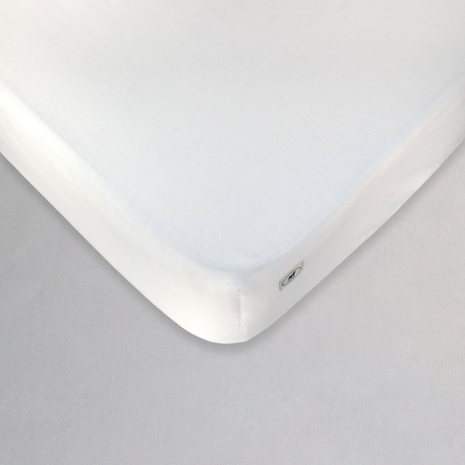 Sábana de Cajón para Colecho/Corral (74x110) - Blanco Satin