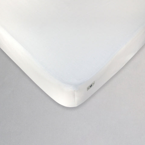 Sábana de Cajón para Colecho/Corral (74x110) - Blanco Satin