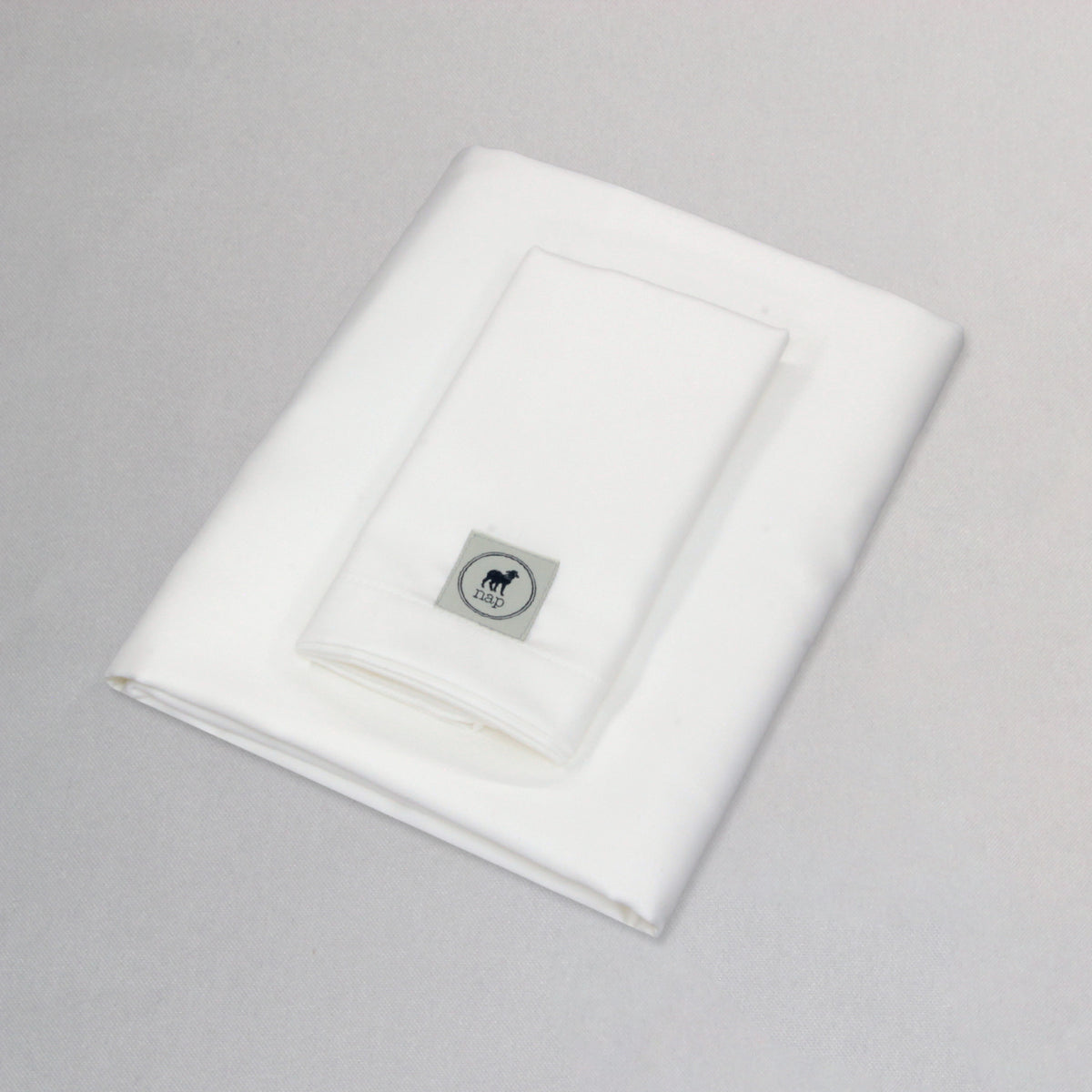 Juego de Sábanas de 3 Piezas para Cuna Estándar Blanco