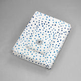 Juego de Sábanas para Cuna Triangulitos Azules - 3 piezas - 100% Algodón