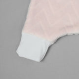 Saquito para Dormir para bebés con abertura para pies - Zig Zag Rosa