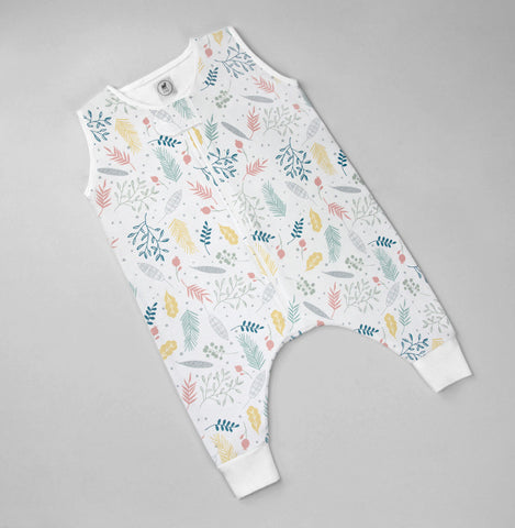 Saquito para Dormir para bebés con abertura para pies - Flores