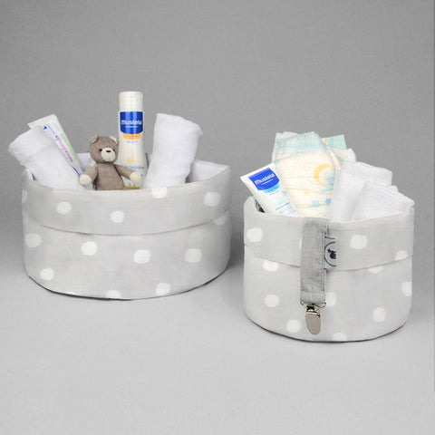Set de Cestas Organizadoras Unisex - Lunares