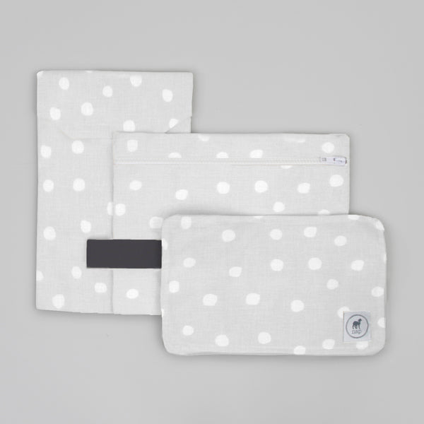 Set de 3 Estuches Organizadores - Lunares