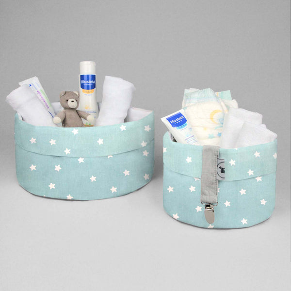 Set de Cestas Organizadoras Niño - Estrellitas Azules