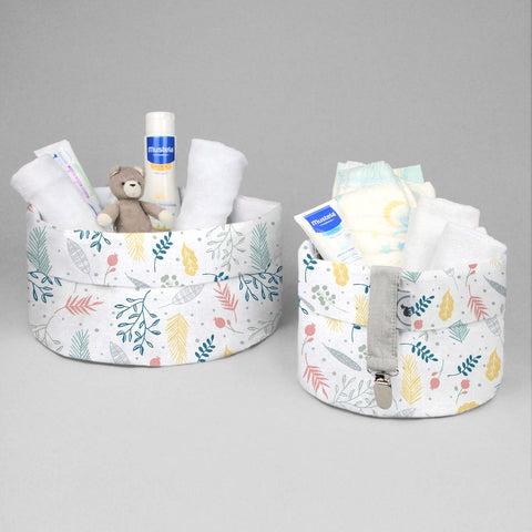 Set de Cestas Organizadoras Unisex - Flores